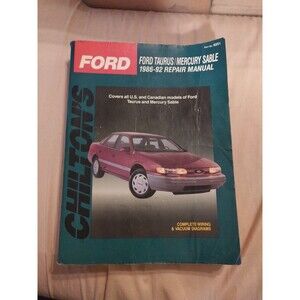 Chilton Repair Manual Ford Taurus Sable 1986-1995 Service 26700